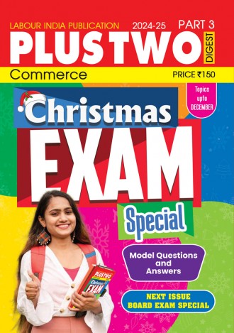 Labour India Plus Two Digest, Commerce, Class - 12 ( Kerala Syllabus ), (4 Issues)